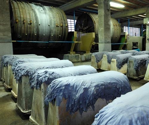 Dyeing Hides